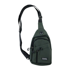 Durable Waist Bag Zipper Crossbody Sling Bag (1 Pc)