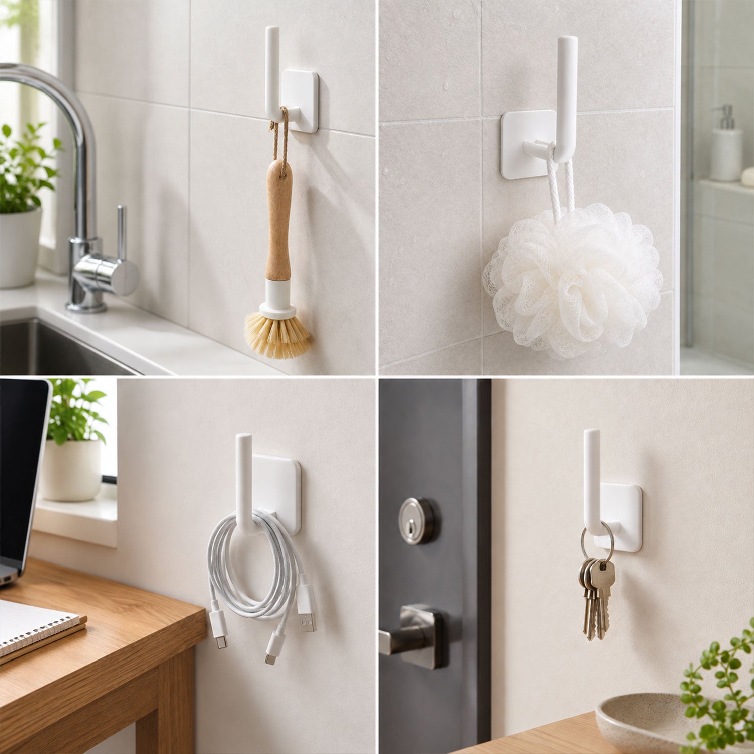 Wall hook feature view