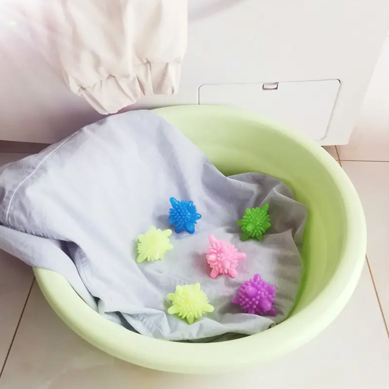 Soft Star Laundry Dryer Balls â€“ 10-Piece Multi-Color Clothes Softener