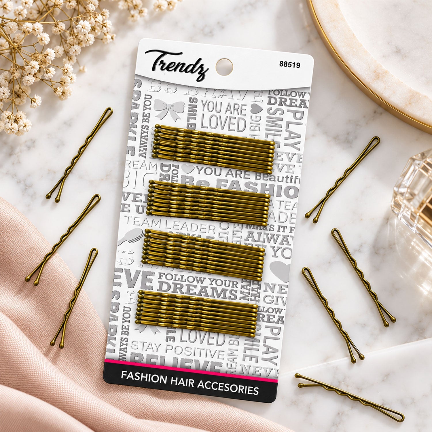 Hair pins feature view