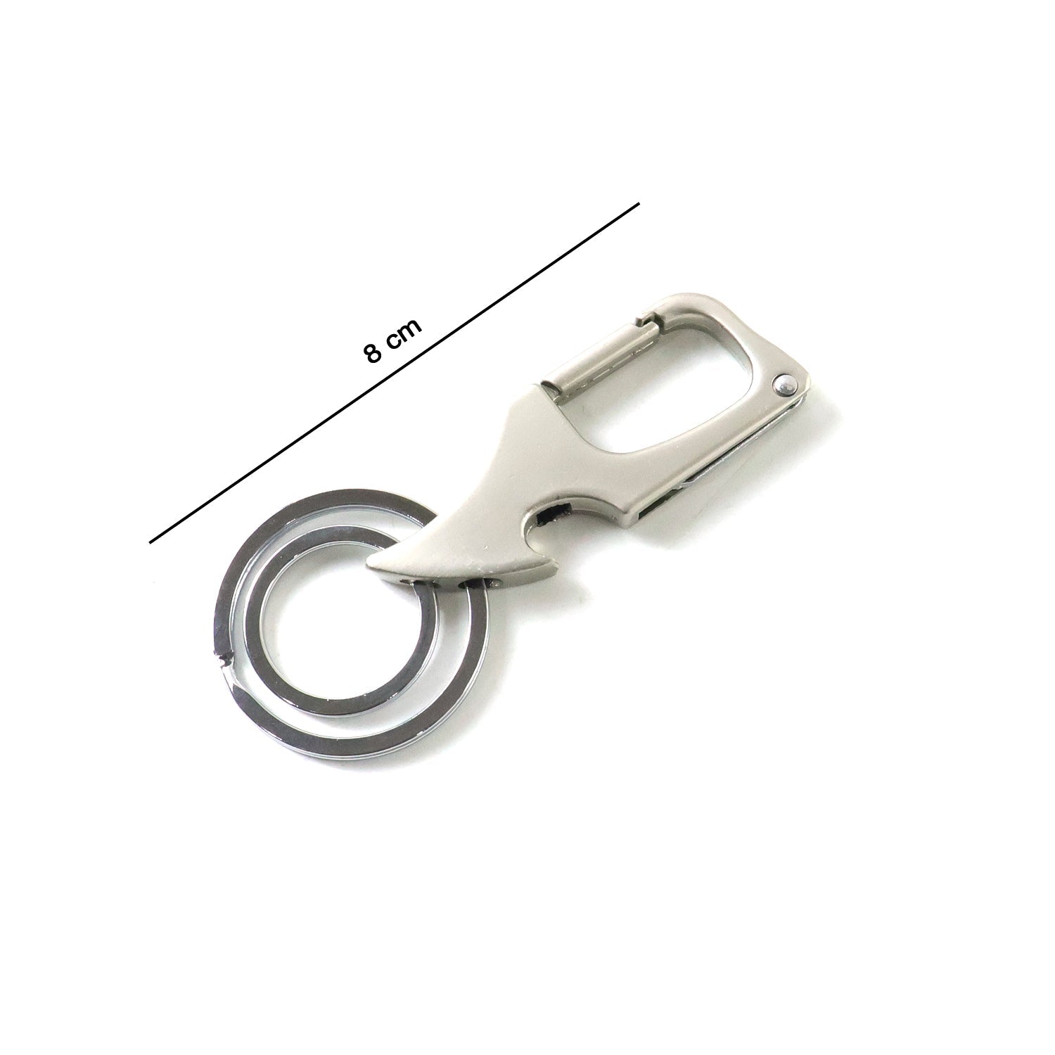 Premium Heavy Duty Keychain with Dual Ring 1 Pc