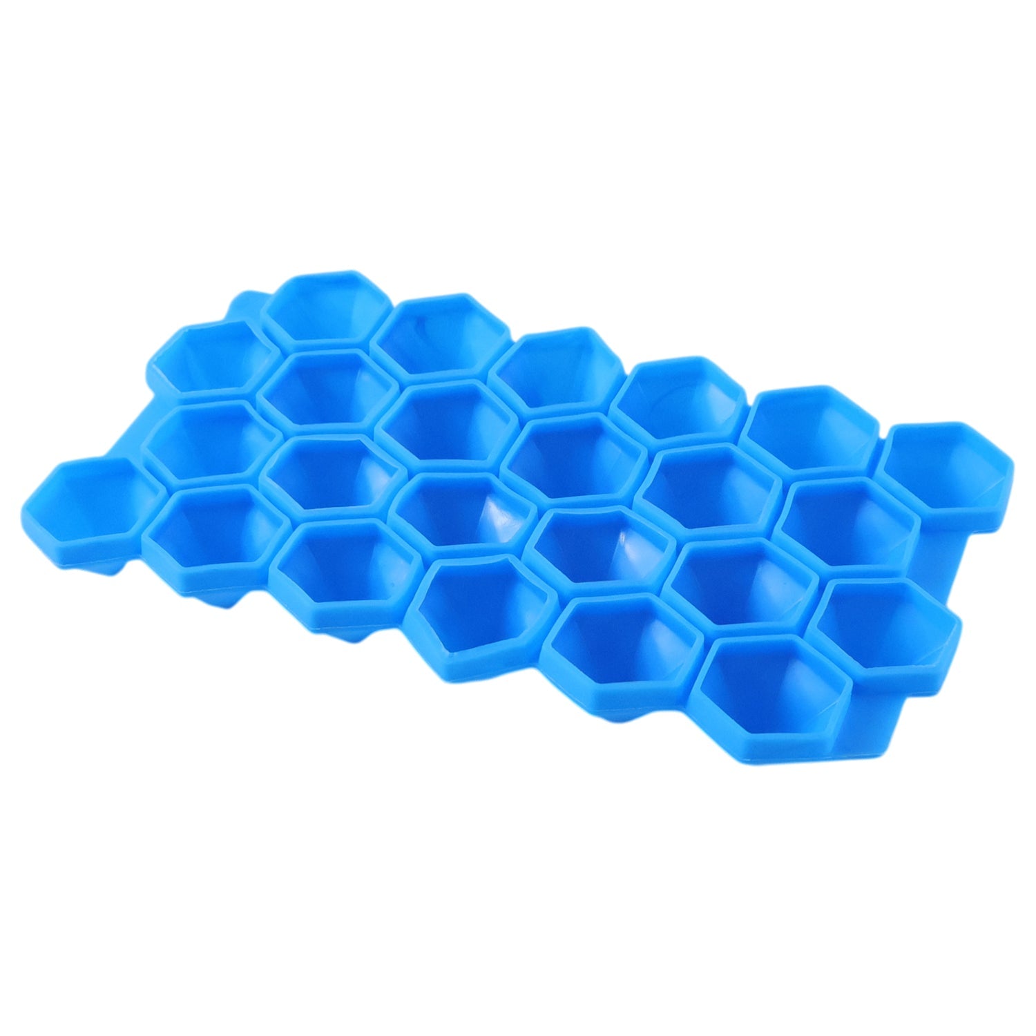  flexible silicone ice cube tray diamond design