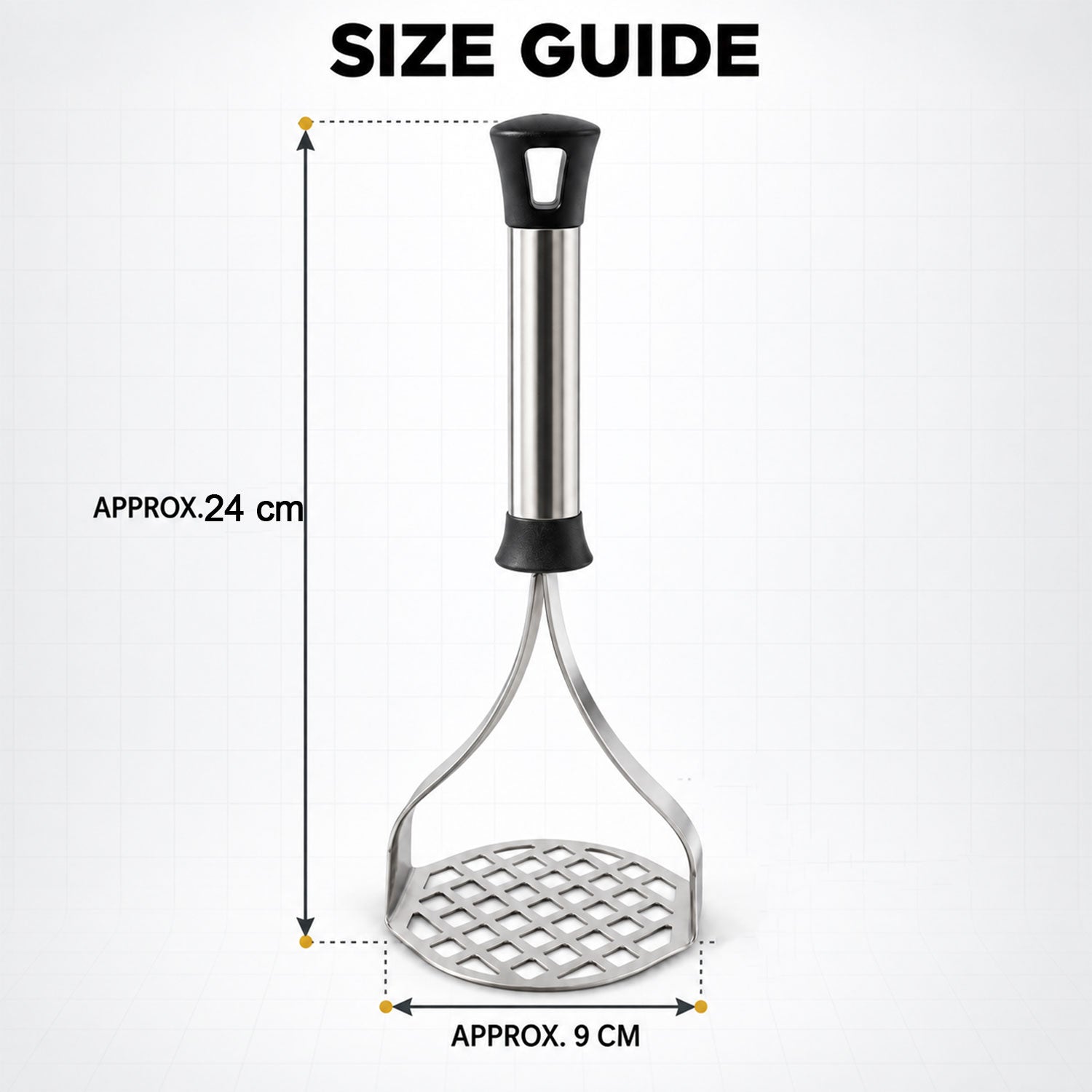 Masher size guide