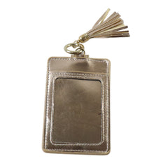 PU Leather ID Card Case with Button Closure