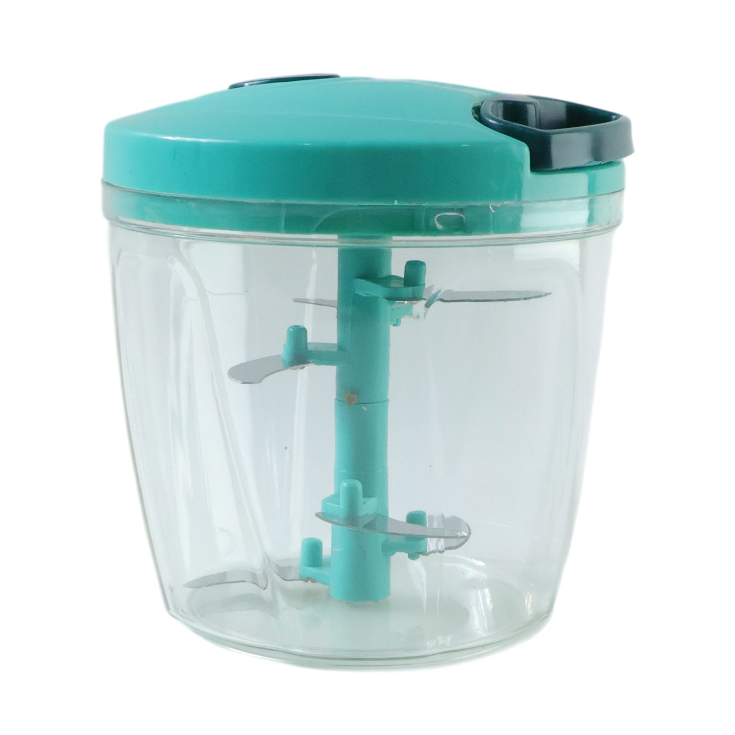 Sturdy ABS plastic body of the 6 Blade Manual Food Chopper