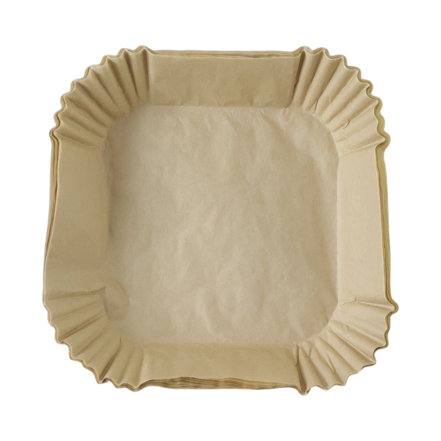 Square Disposable Paper Air Fryer Liners (50 Pc Pack, 160x45 mm)