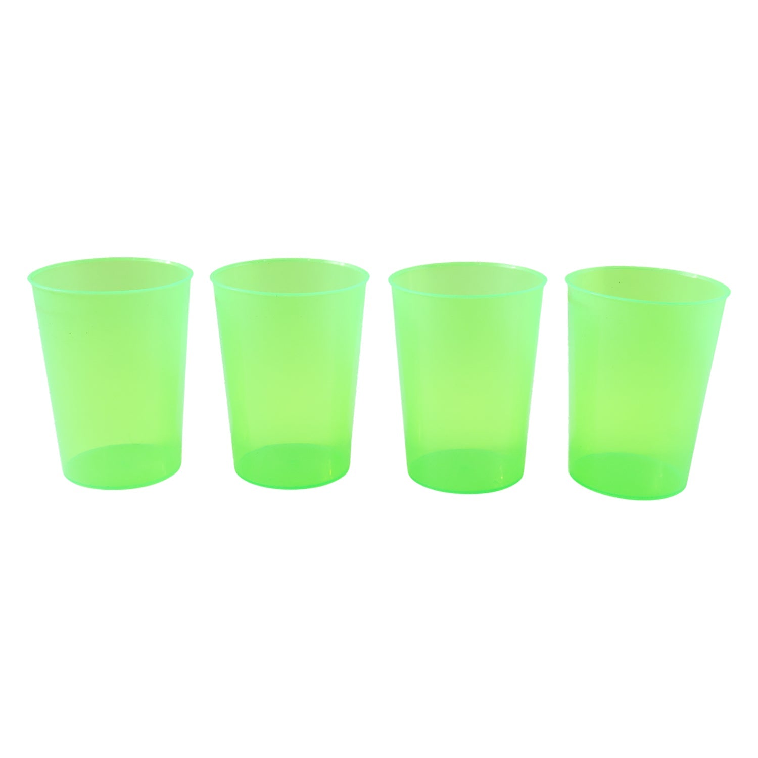 Drinking tumblers filled with water on a table
