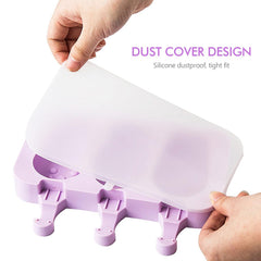Silicone Sicle Molds â€“ DIY Ice Pops with Lids & 50 Sticks