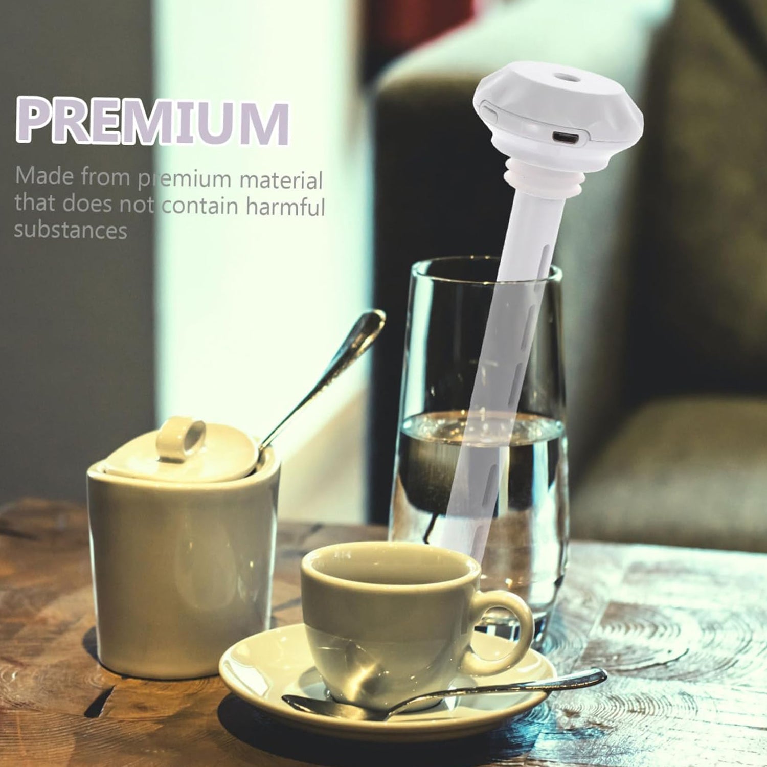 Mini Portable USB Humidifier – Quiet Cool Mist for Car, Home, Office, Travel (1 Pc)