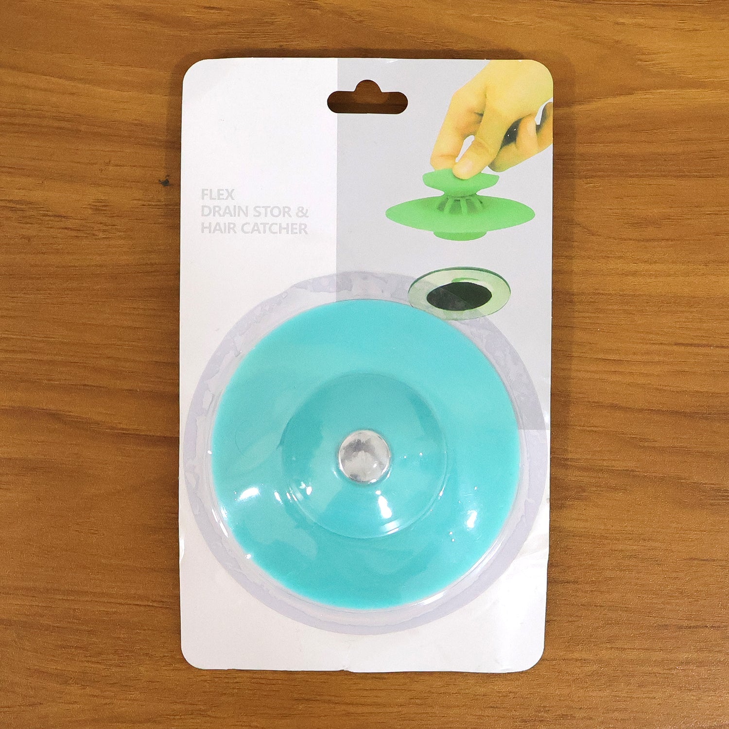 Flexible Silicone Sink Drain Cover & Hair Catcher Strainer (1 Pc)
