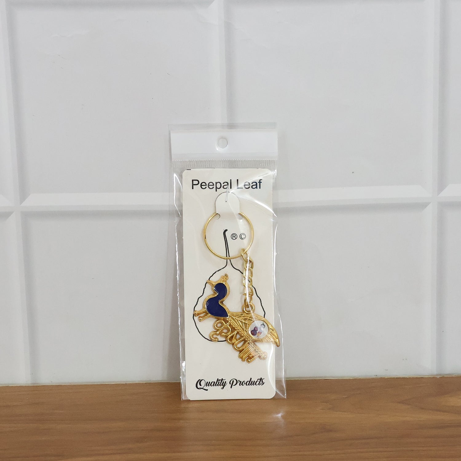 Premium Krishna-Themed Decorative Metal Keychain
