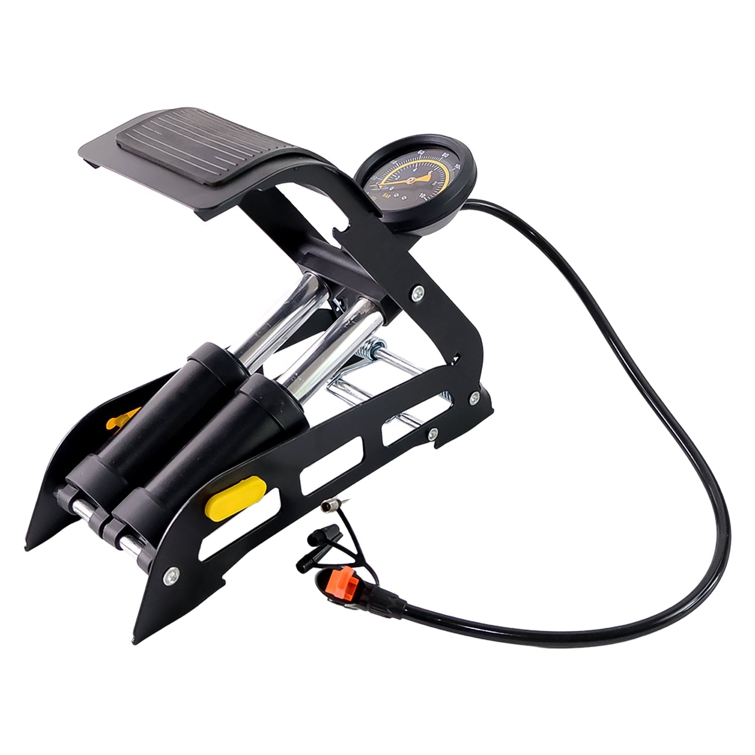 Foldable design of the compact foot air pump