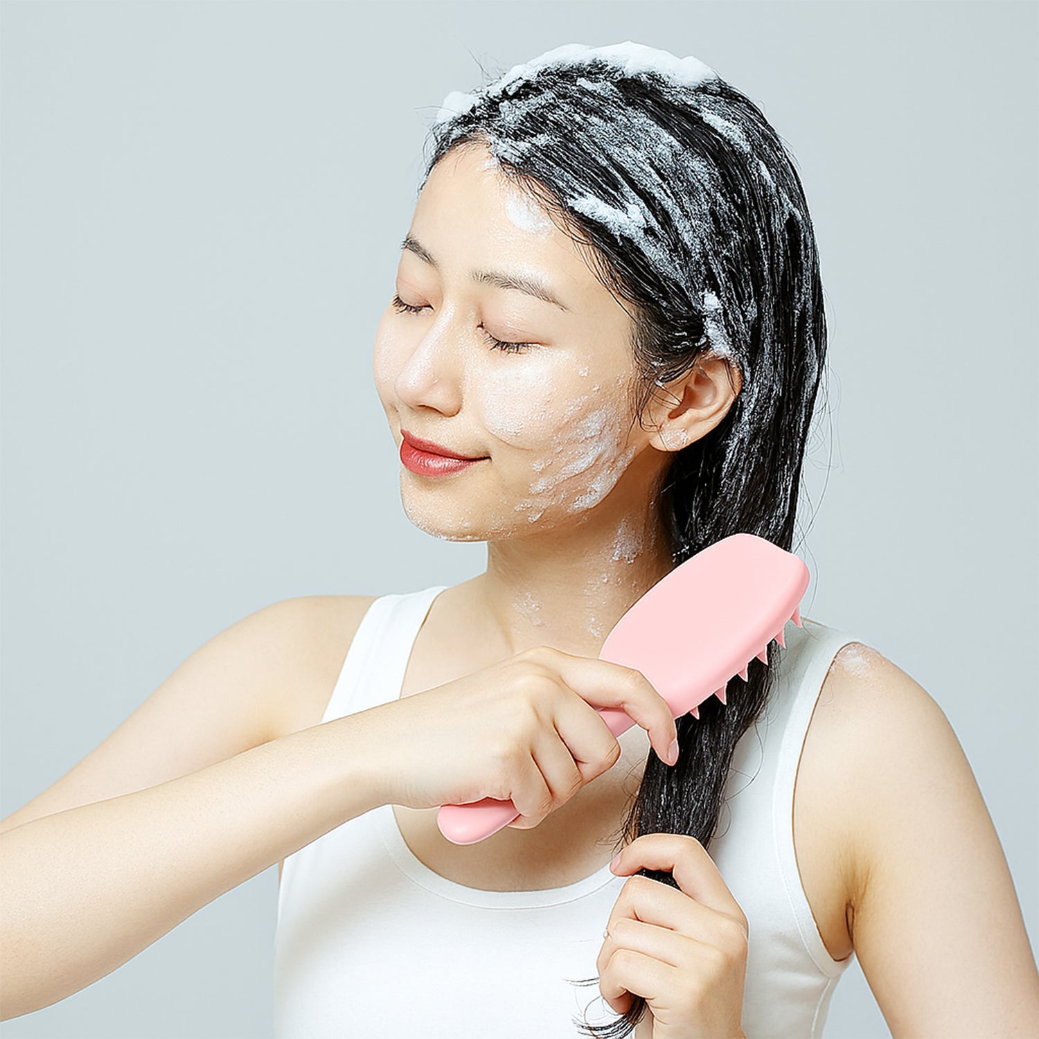 Silicone scalp massager brush unused view