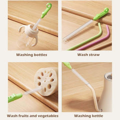 Bottle Spout Cleaning Brush with Ergonomic Handle (1 Pc / 22 Cm Long)