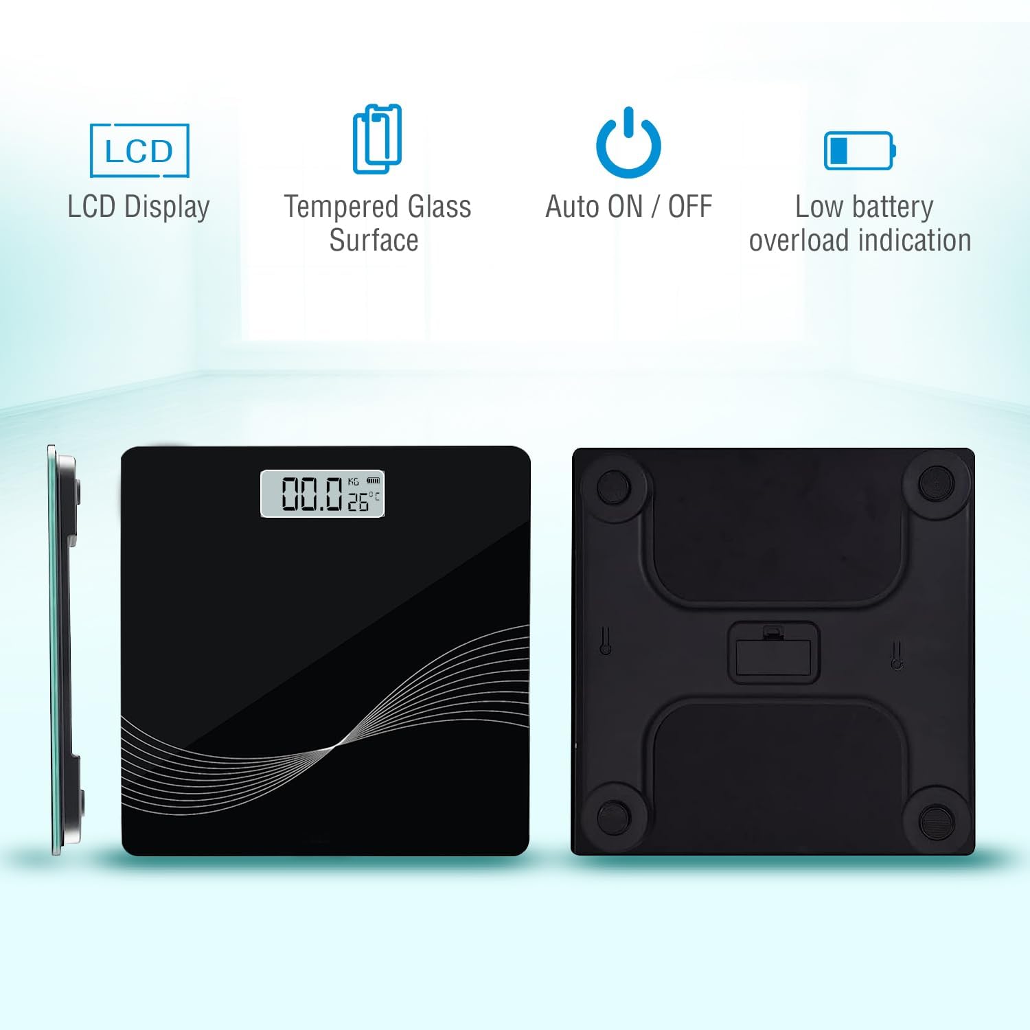 Electronic Digital Personal Weight Scale  (1 Pc)