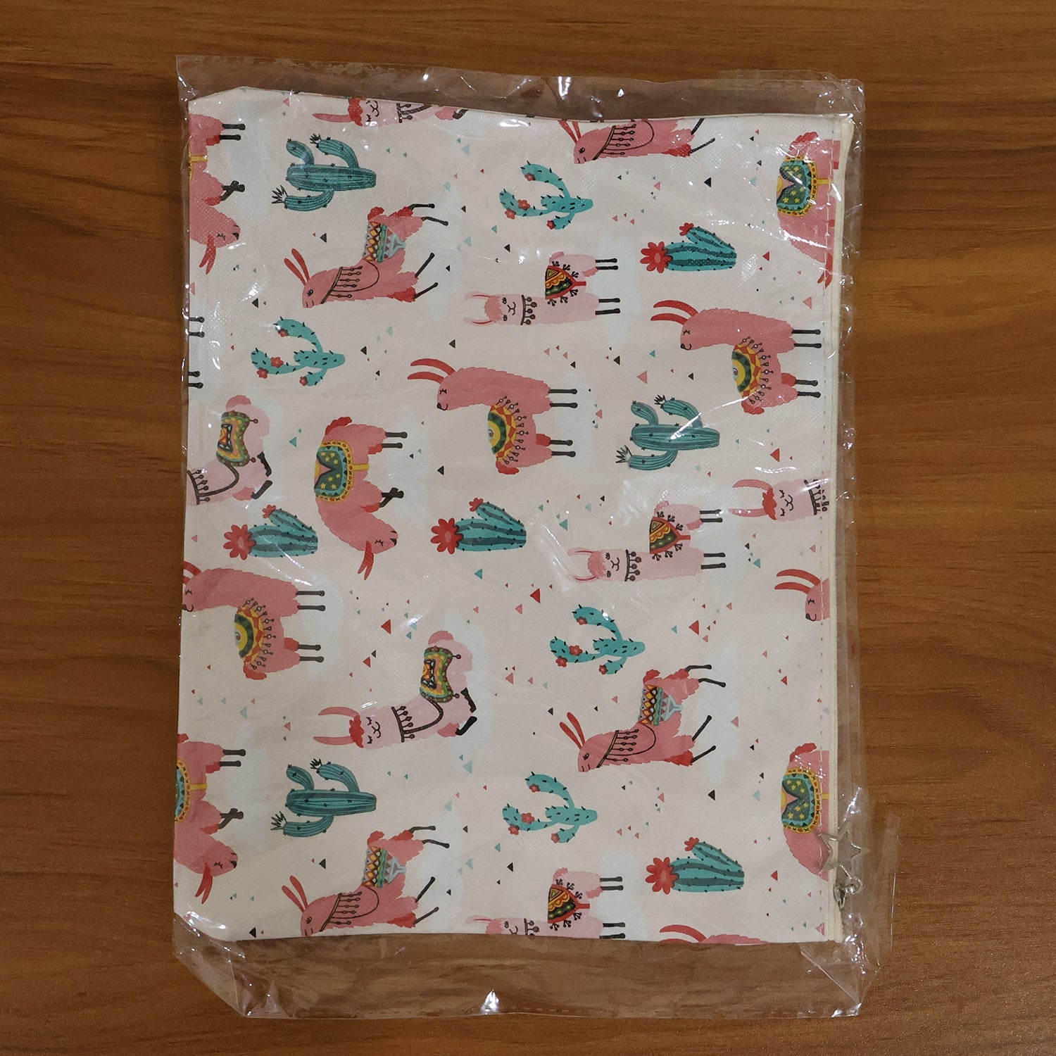 Printed Zipper Pouch (26 Ã— 21 cm, 1 Pc)