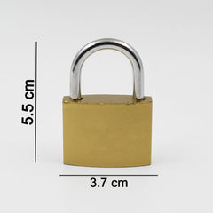 Multipurpose Solid 3 Keys Padlock 38 mm / 1 Pc)