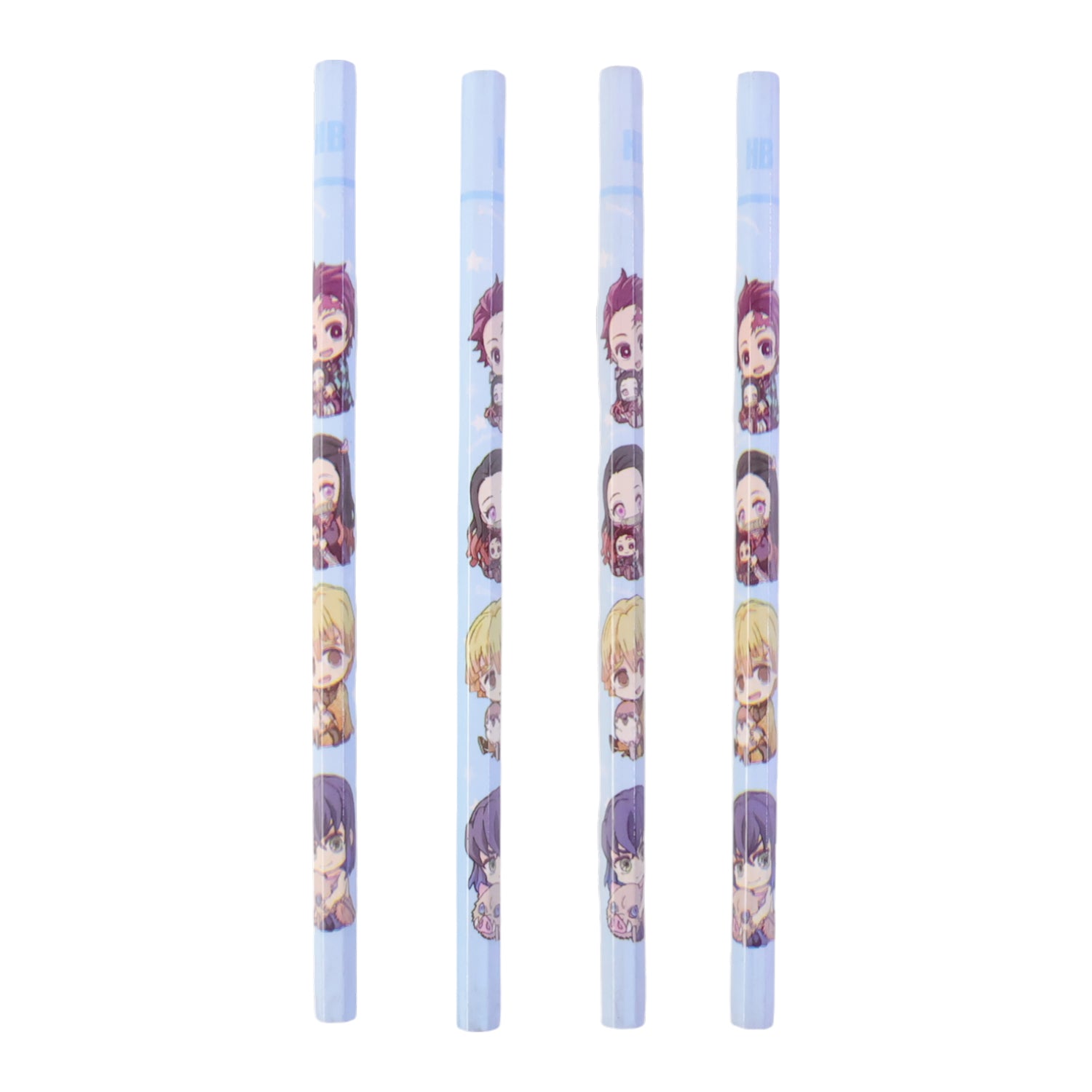 Cartoon Printed Pencil Set for Kids – Cute School Writing Pencils (4 Pc)
