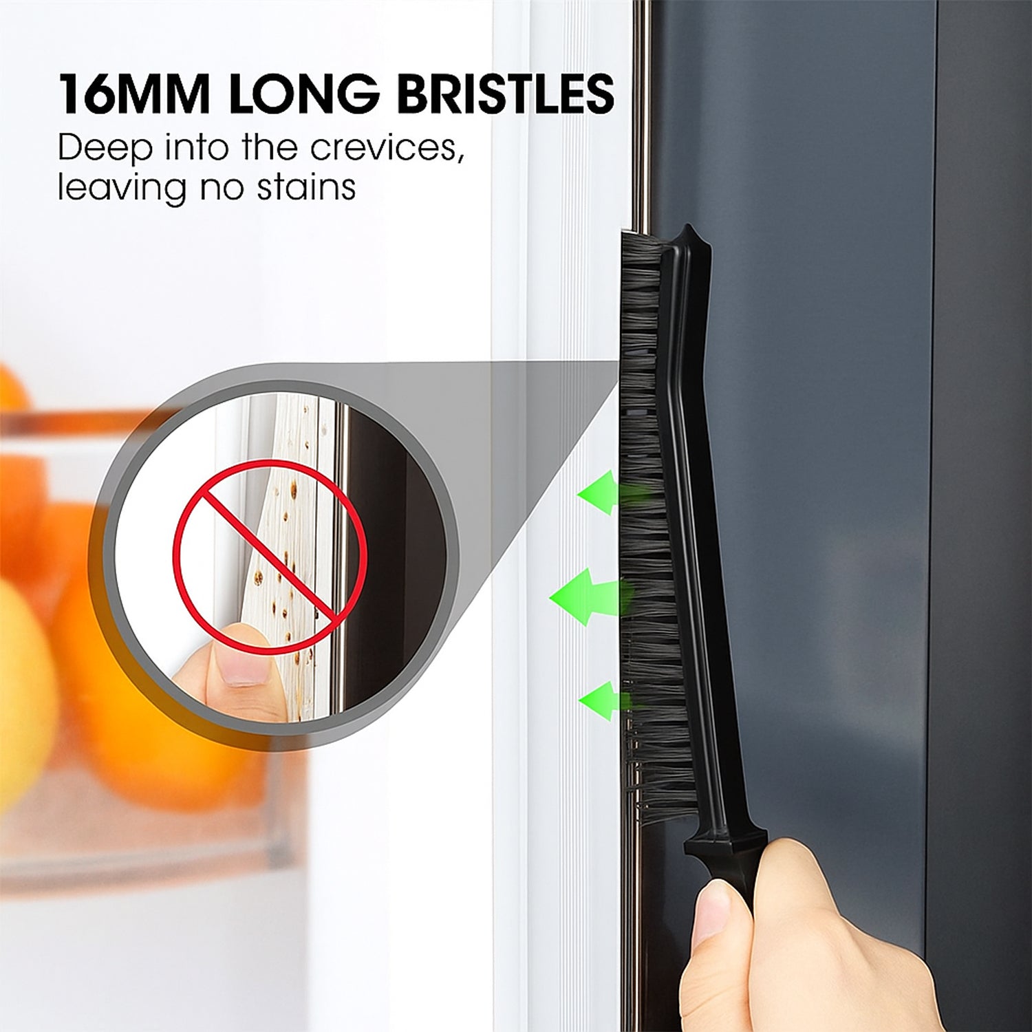 Long Handle Corner Cleaning Brush (2 Pc Set)