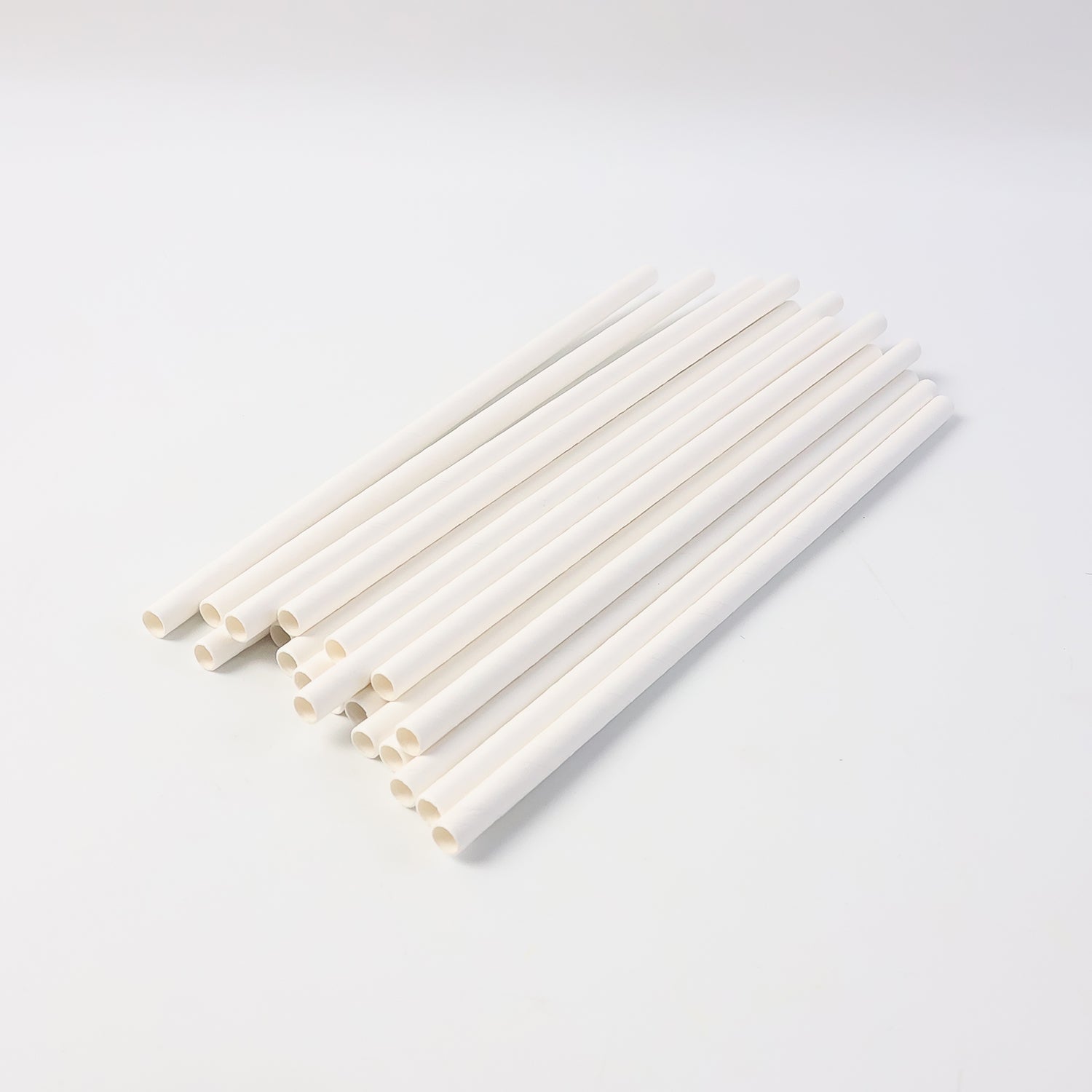 Paper Straw – Plain 6 mm Diameter, 200 mm Length, 50 Pcs Pack