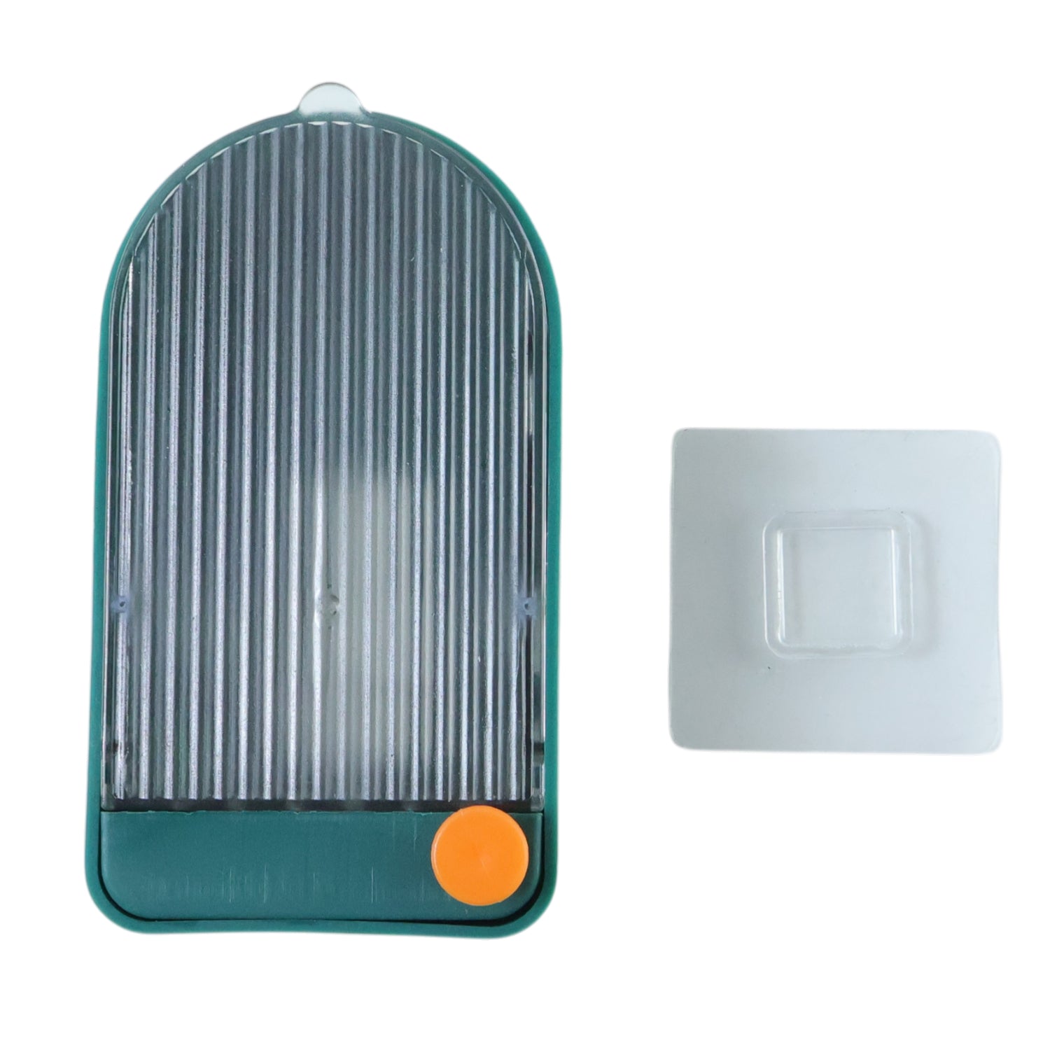 Side view of wall mounted soap holder