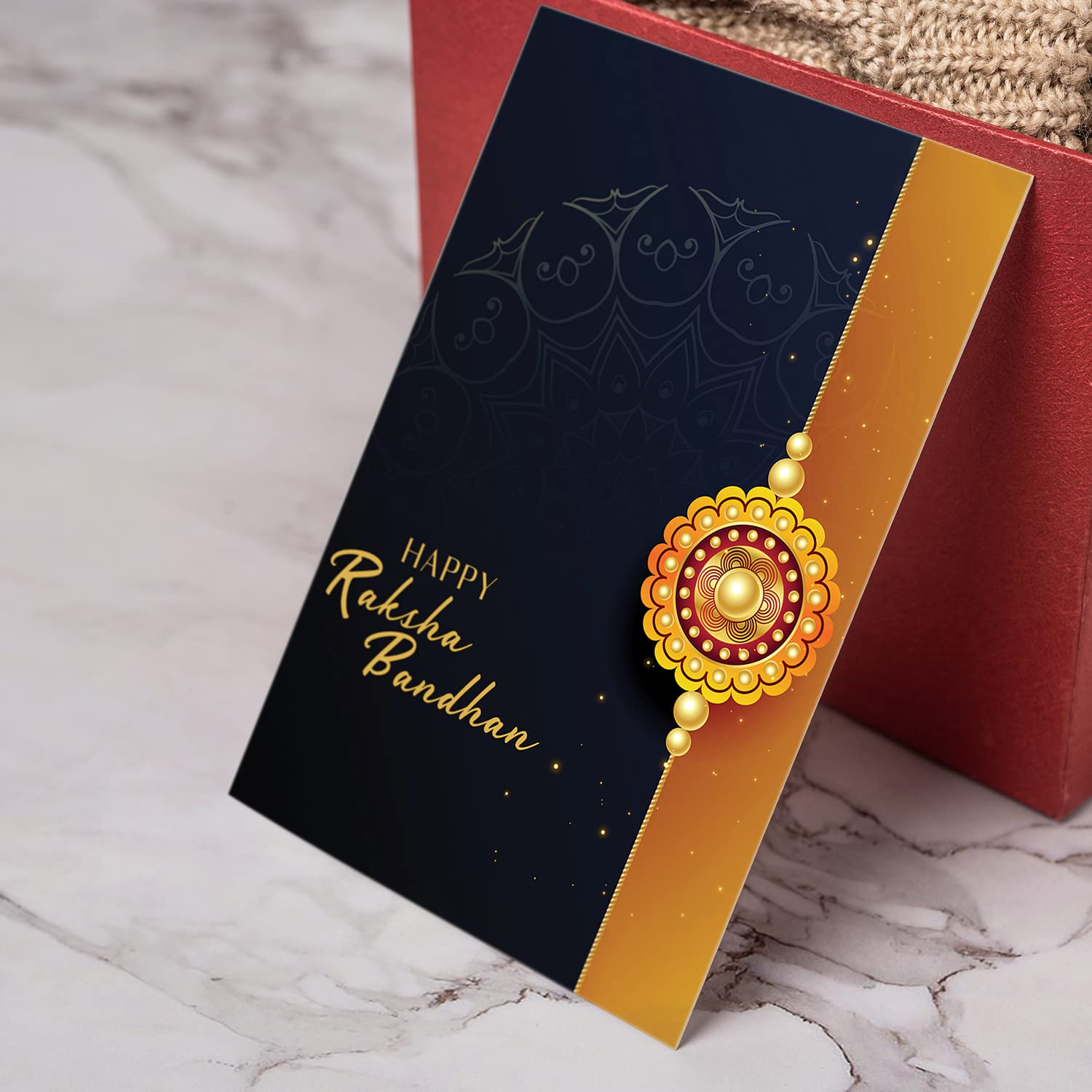 (K1_508_BS32) Rakhi Combo with Chocolate Butter Scotch 32gm, Rakhi & Chocolate for brother, Fancy Rakhis for men stylish, rakhi with gift, Rakhi Combo, Set of 1, Chocolate