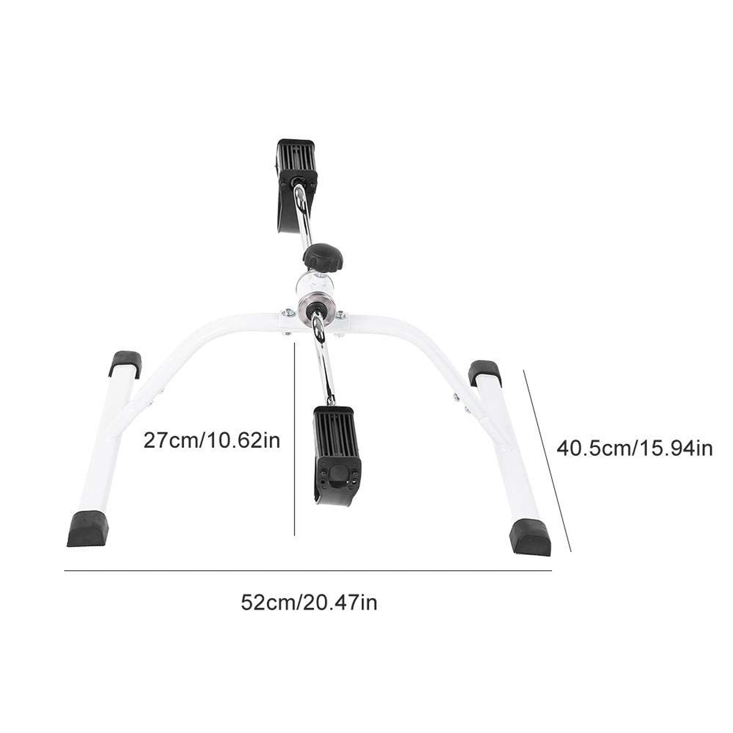 Pedal exerciser size guide