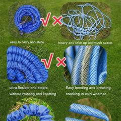 DeoDap 50 Ft Expandable Hose Pipe Nozzle - scale and size reference