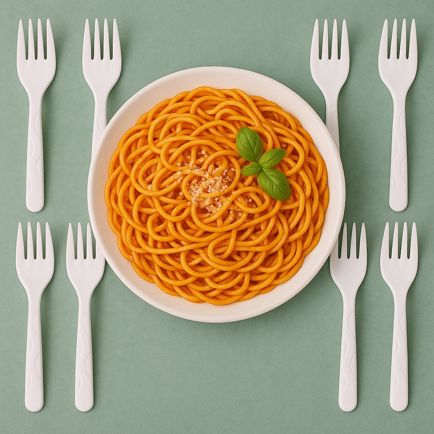 Compostable Bagasse Fork – 10 Pcs Pack