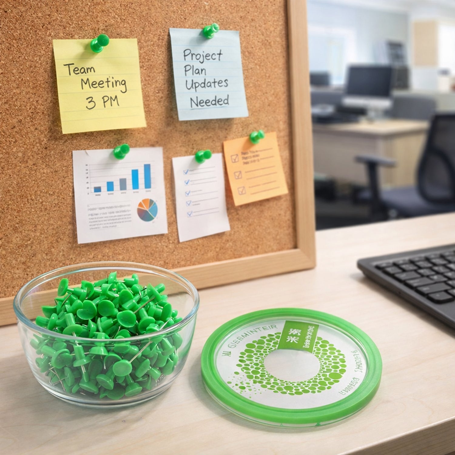 Push Pin Set for Bulletin Boards