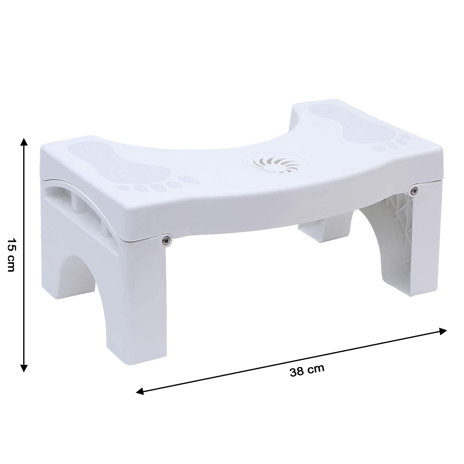 Built-in diffuser slot for air freshener in toilet squat stool