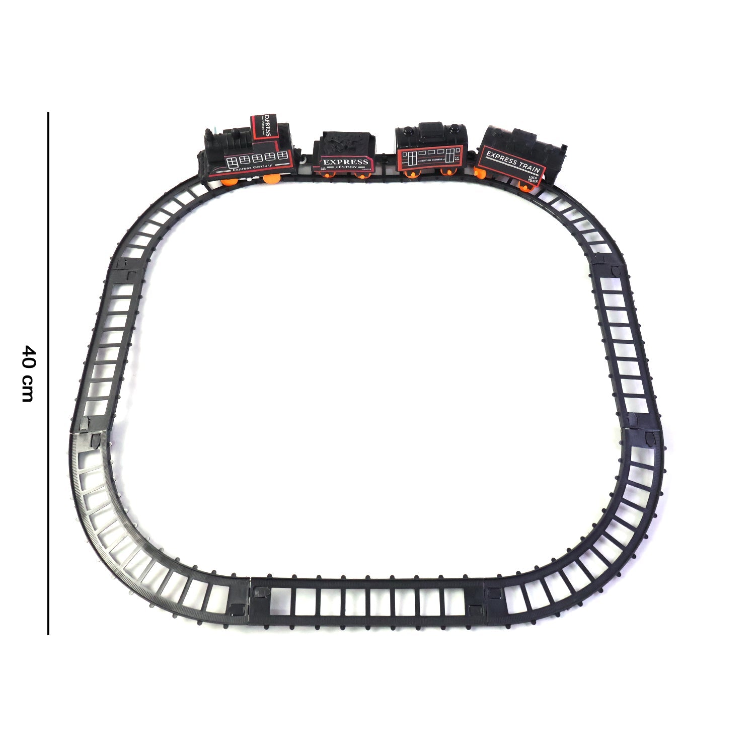 Electric toy train play set for children