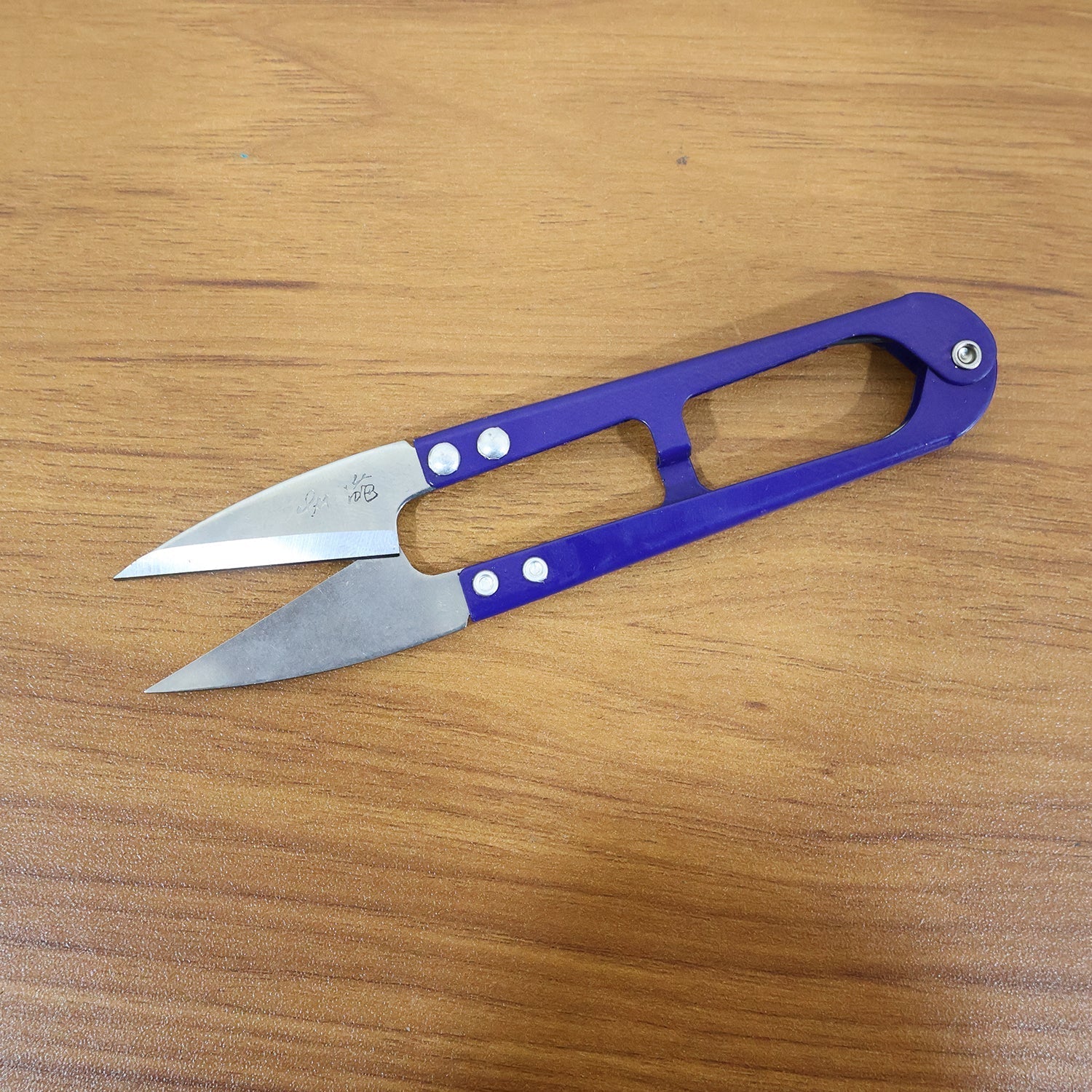 Premium sewing scissors angled view