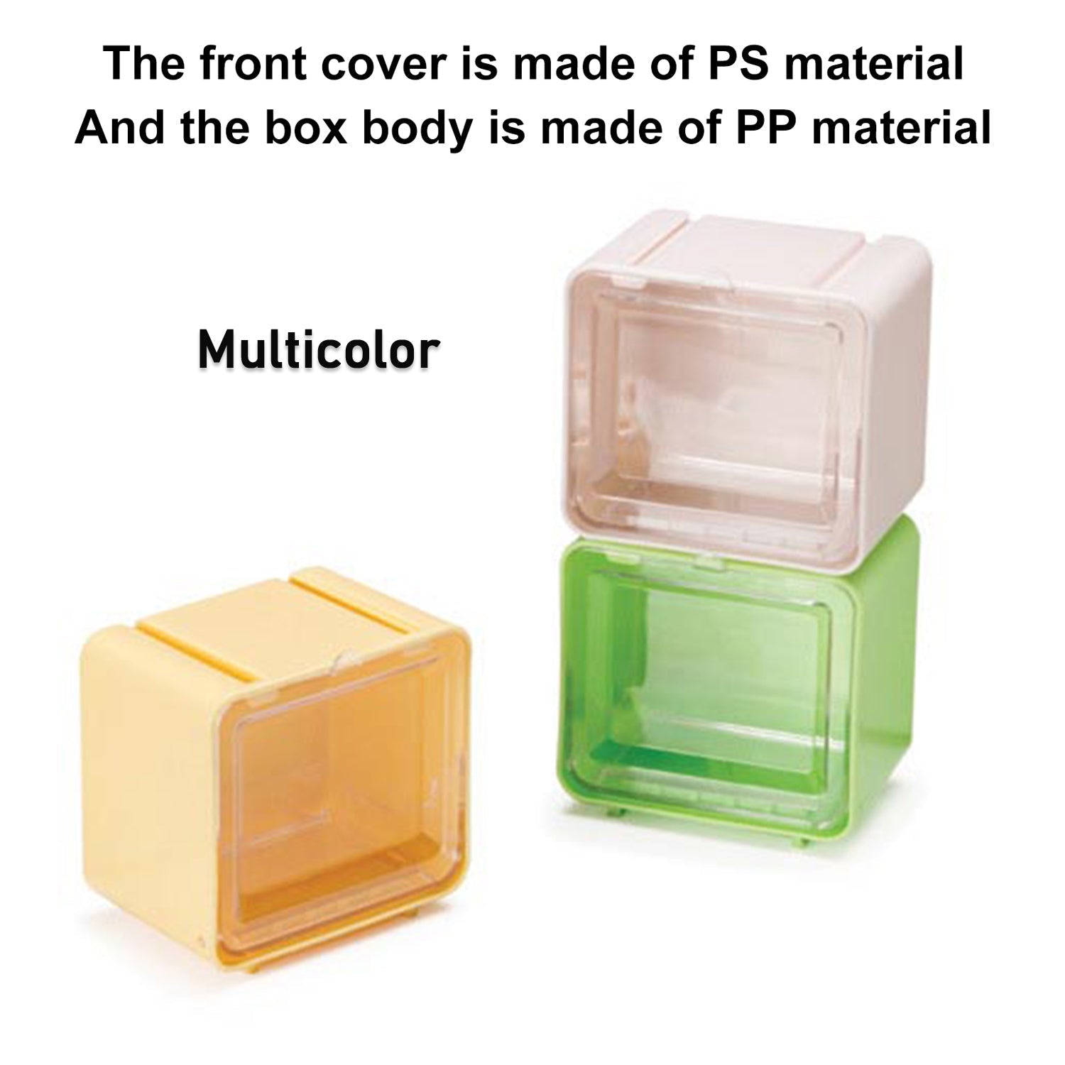 Durable Transparent Tape Storage Box â€“ Plastic Office Organizer