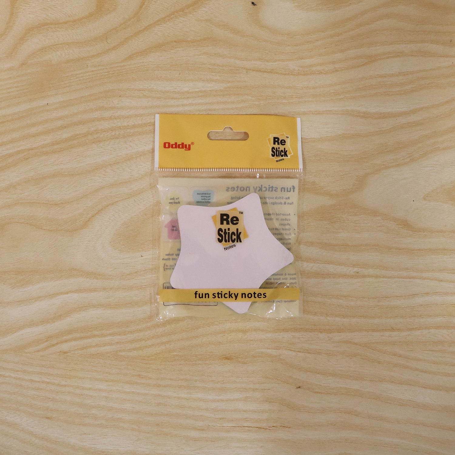 Mix-Shaped Sticky Notes – Reusable & Vibrant Reminders