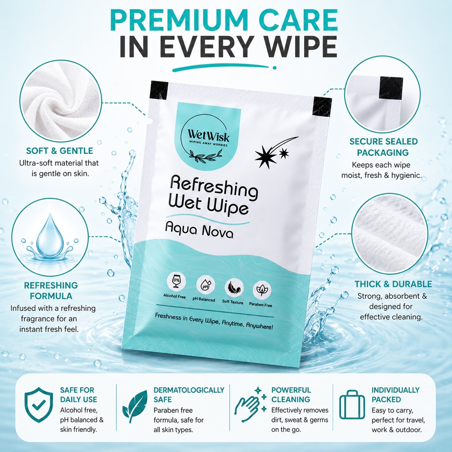 Aqua wipe post workout use