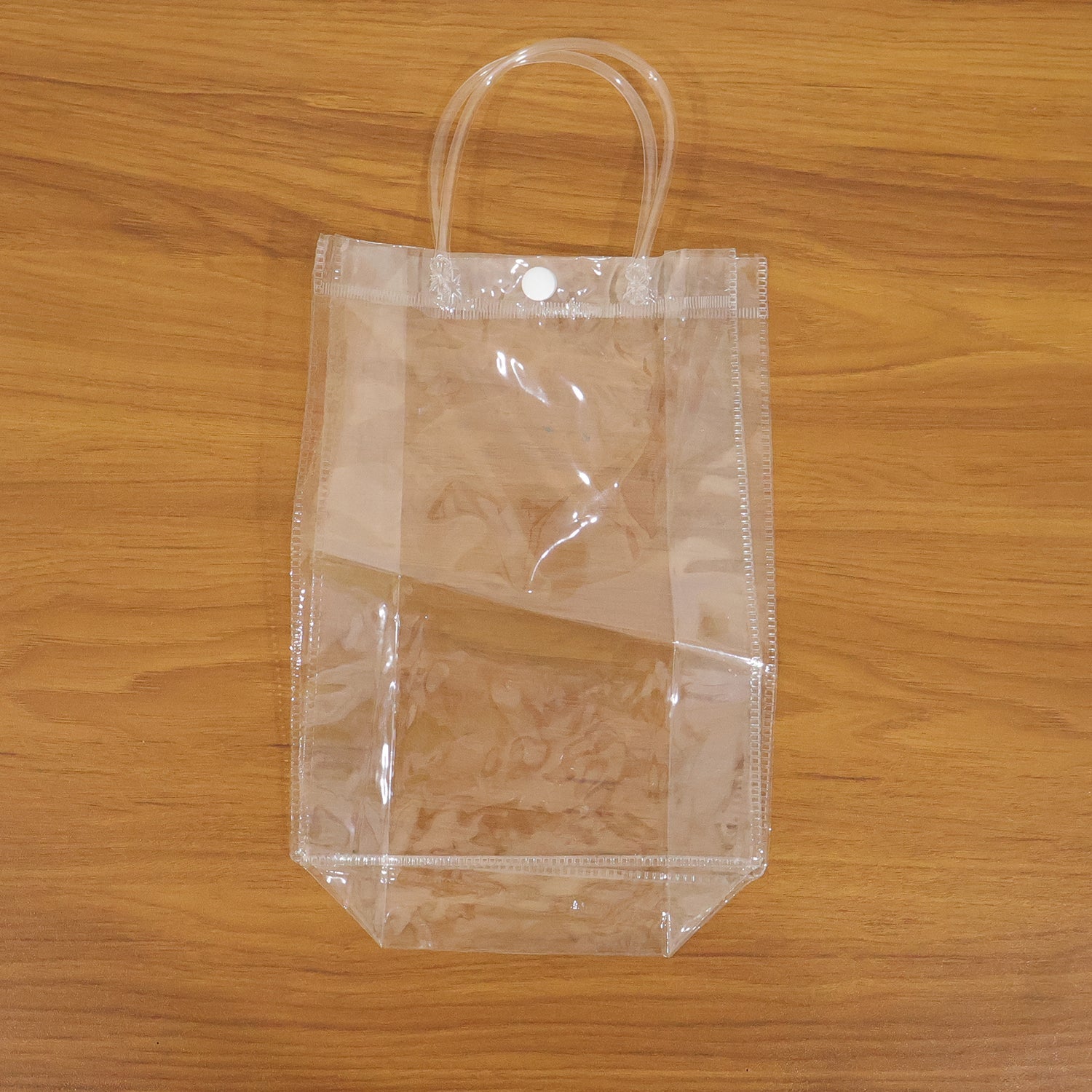 Transparent PVC Carry Bag (1 Pc, 22 x 16 Cm)