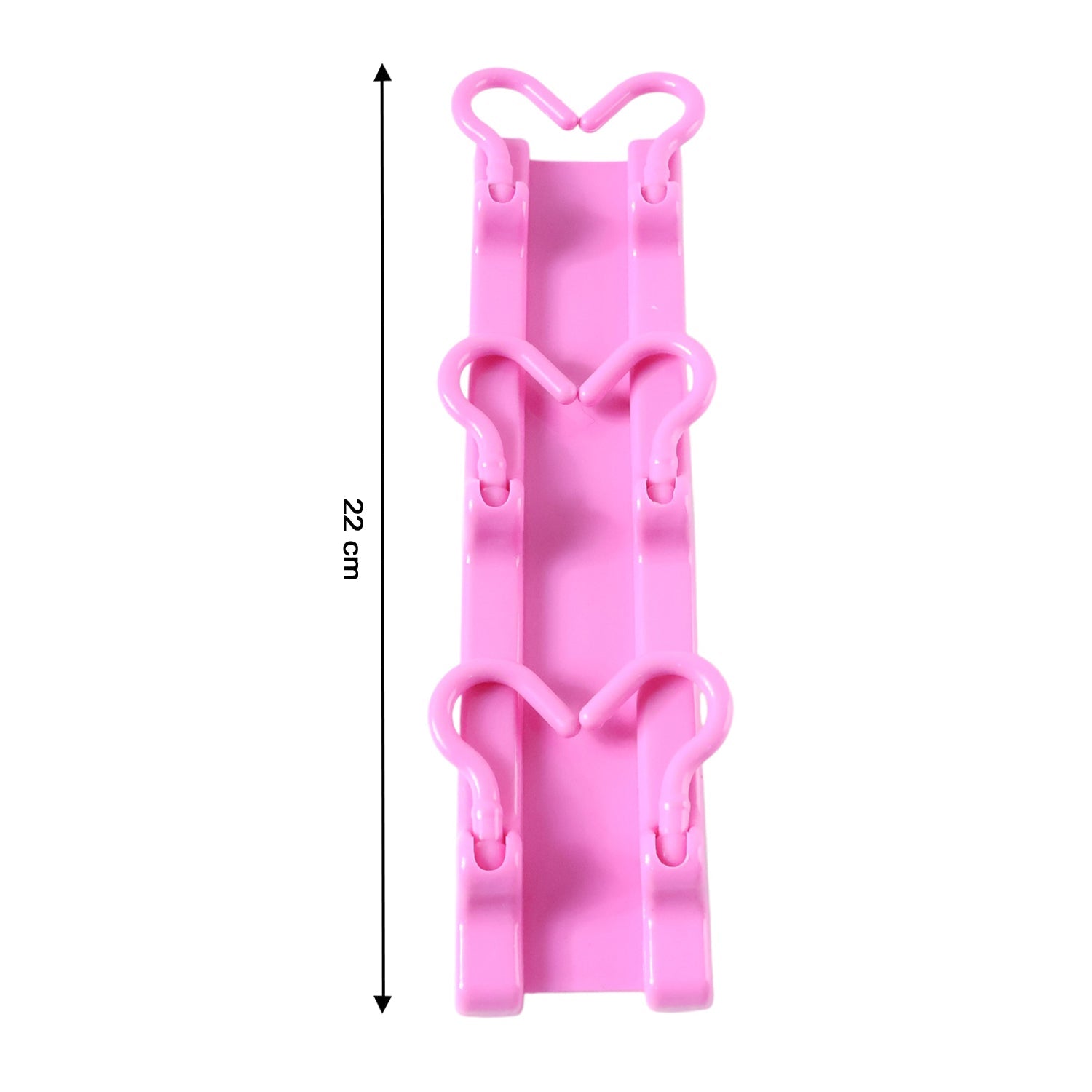 Foldable wall hook hanger in pink