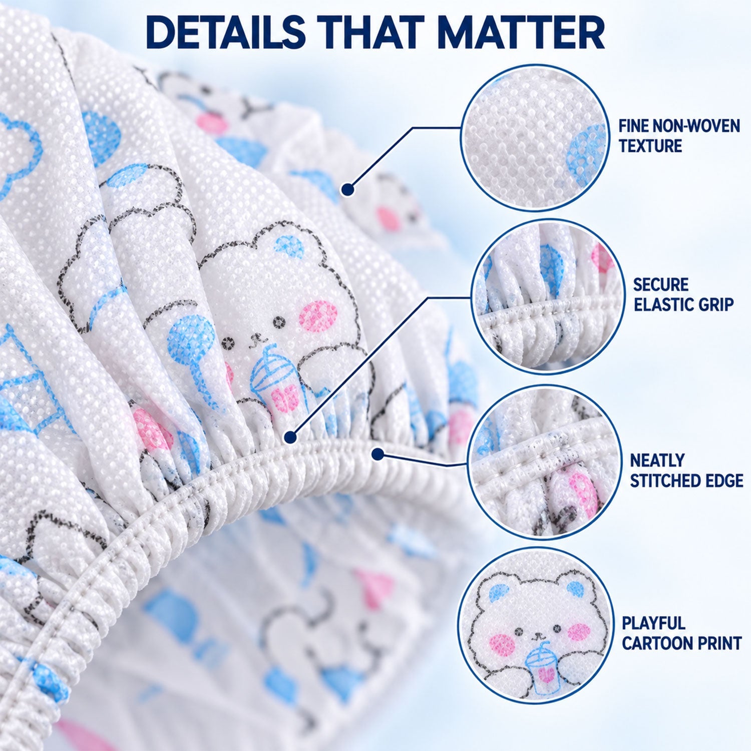 Fan dust covers white bg