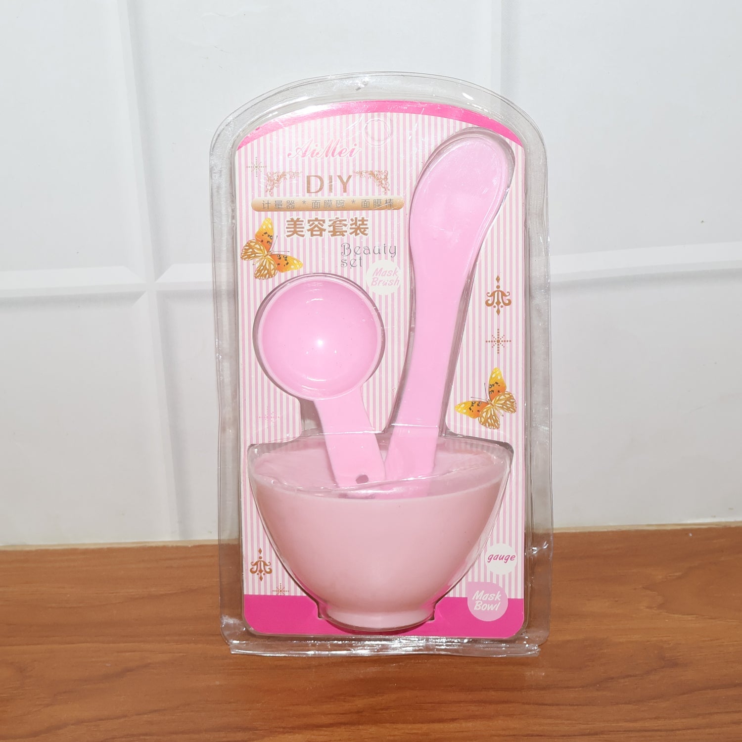 Facial mask mixing bowl and mixing tools set