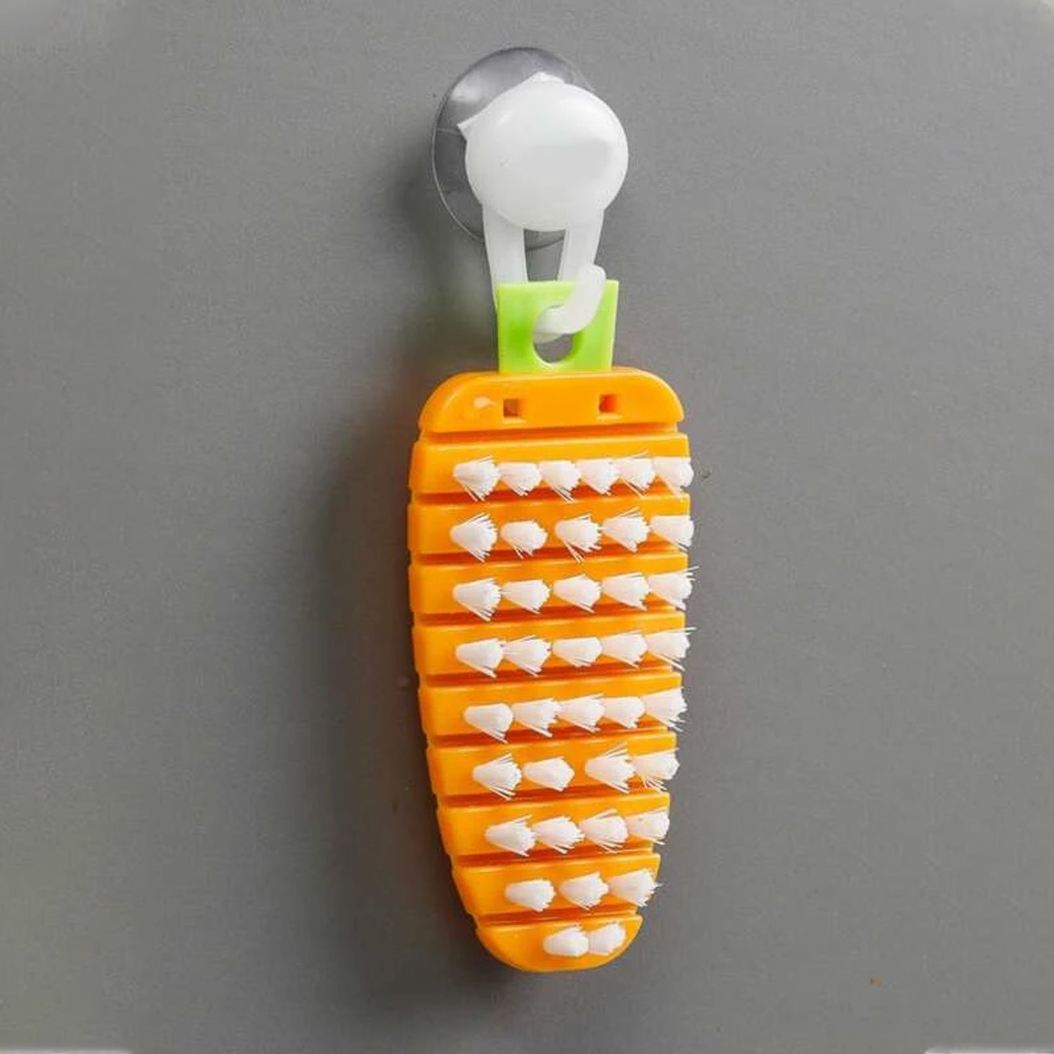 2909 Vegetable Scrubbing Brush, Vegetable Scrubber Nonâ€‘Toxic Fruit Brush Carrot Shape Vegetable Brush for Potato for Vegetable DeoDap