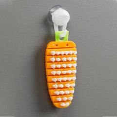 2909 Vegetable Scrubbing Brush, Vegetable Scrubber Nonâ€‘Toxic Fruit Brush Carrot Shape Vegetable Brush for Potato for Vegetable DeoDap