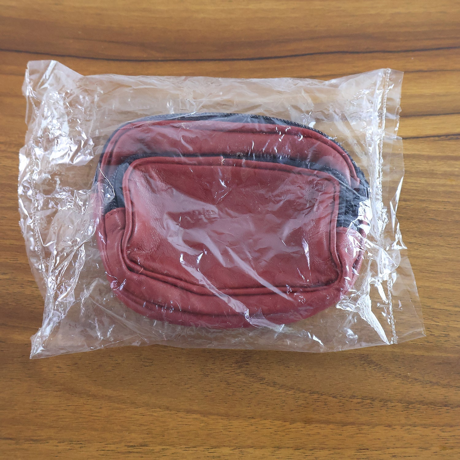 Premium Leather Zippered Card Holder & Accessories Case