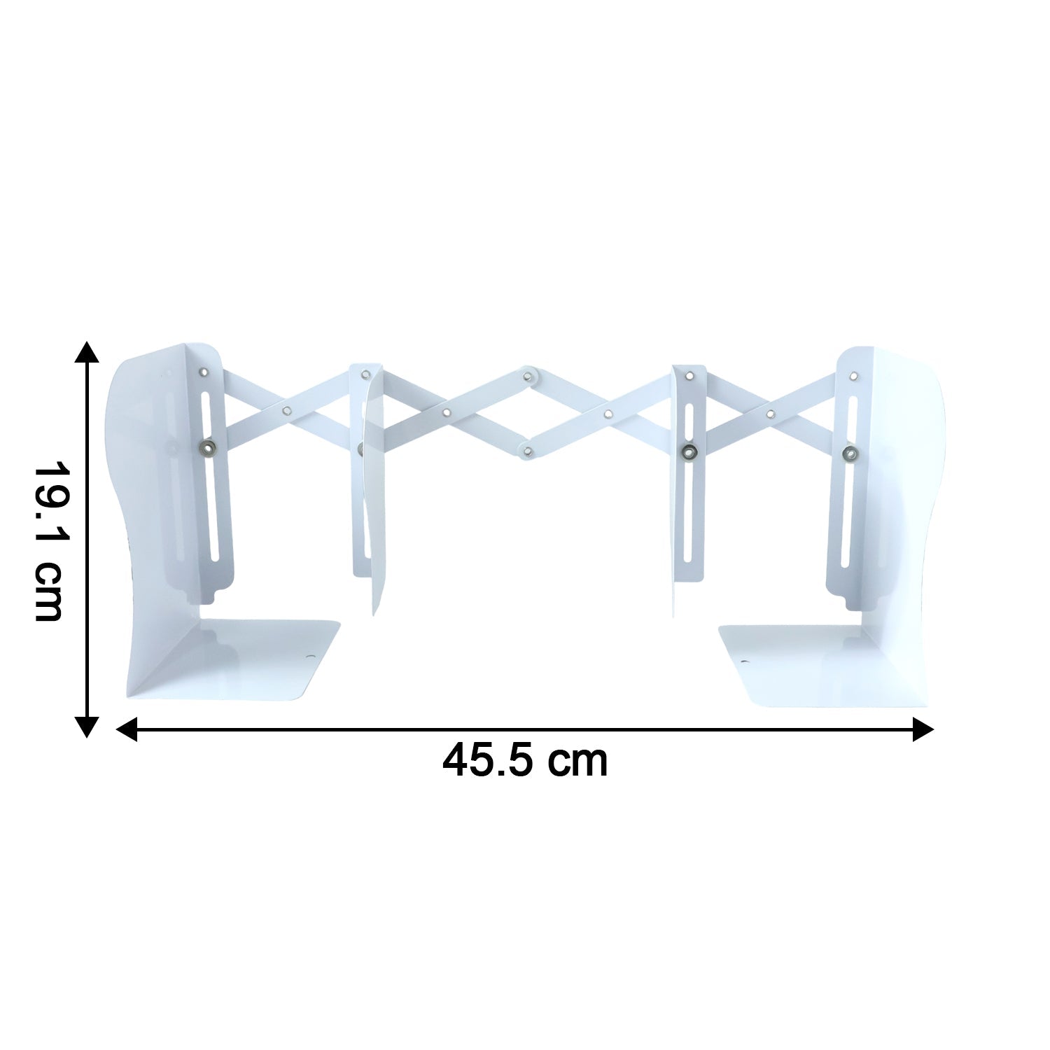 Adjustable Telescopic Iron Desk Book Stand (1 Pc)