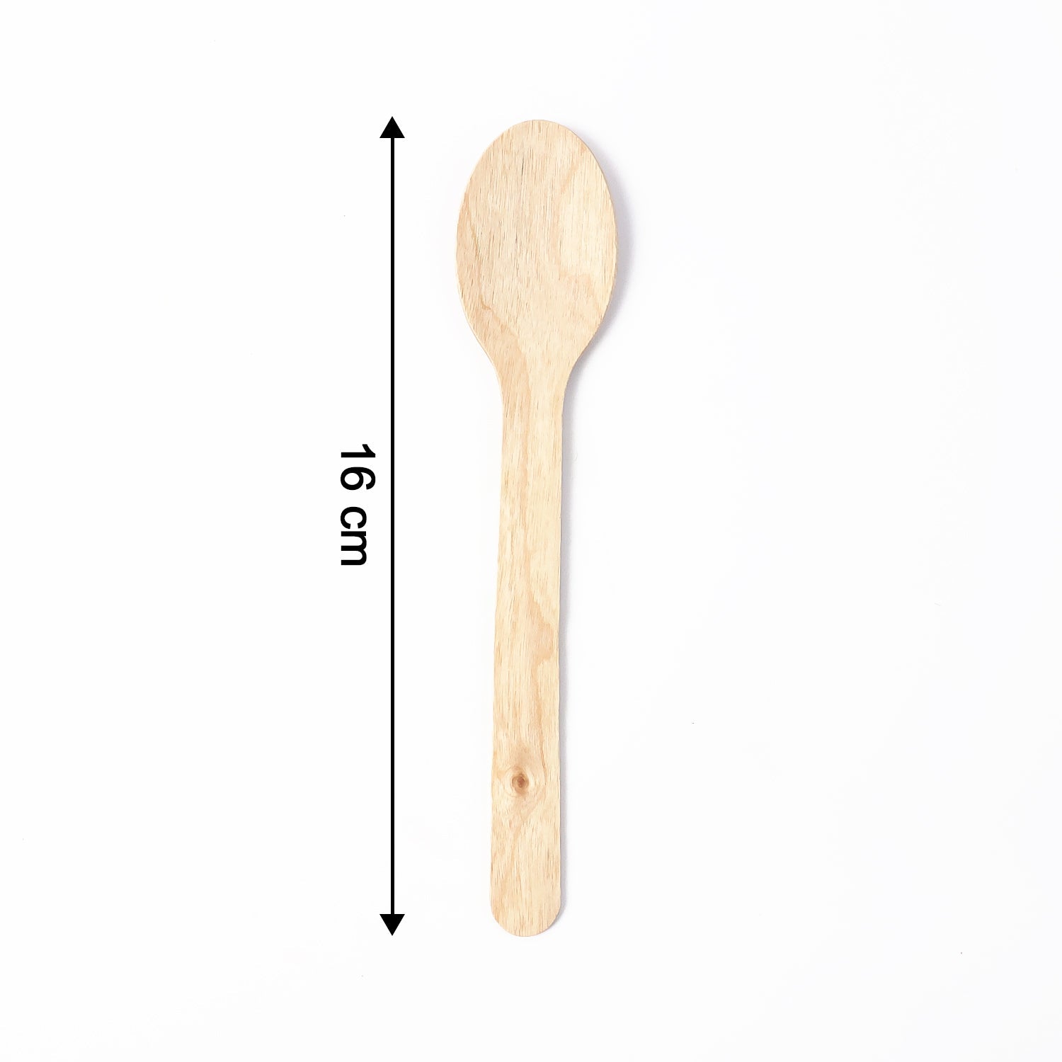 160mm Wooden Spoon – 30 Pcs Pack