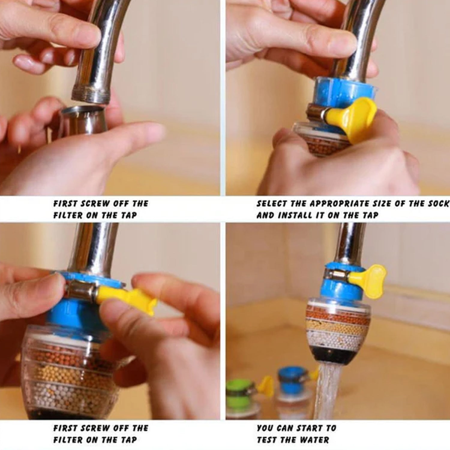 Water Faucet Clean Purifier Filter Cartridge alternative angle