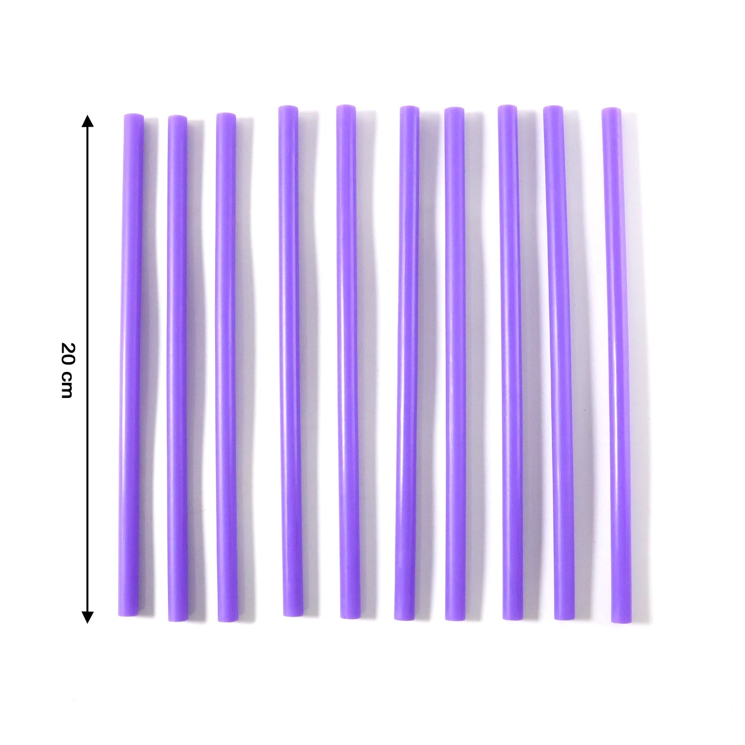 Reusable Plastic Drinking Straws Pack of 10