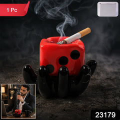luxury dice inspired ceramic ashtray smoking tray