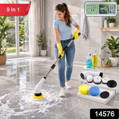 DeoDap 9-in-1 Electric Spin Scrubber in-use lifestyle shot