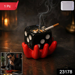 luxury dice inspired ceramic ashtray smoking tray